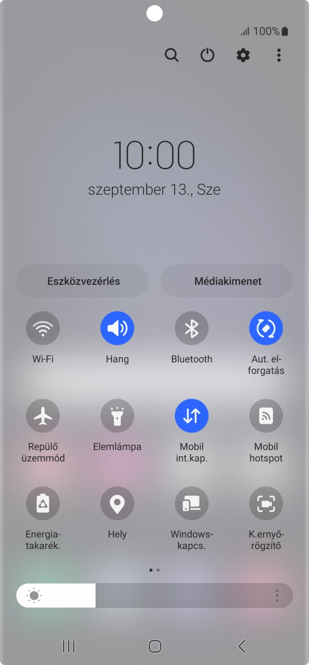 Kattints a beállítások ikonra. Kattints a beállítások ikonra.