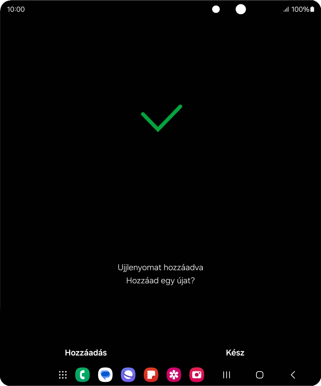 Válaszd a Kész lehetőséget. Válaszd a Kész lehetőséget.