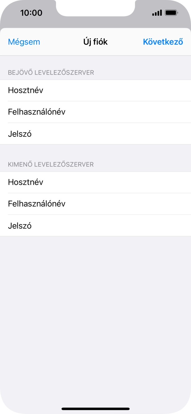 Válaszd a Következő lehetőséget.