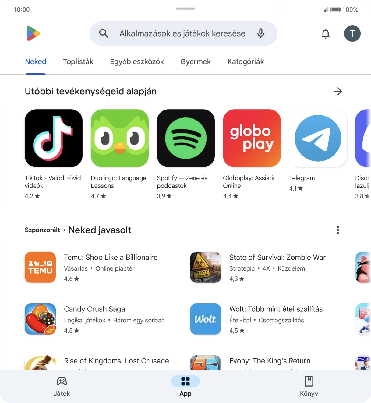 Kattints a keresés mezőre. Kattints a keresés mezőre.