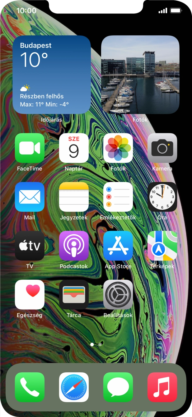 Válaszd a Beállítások lehetőséget.