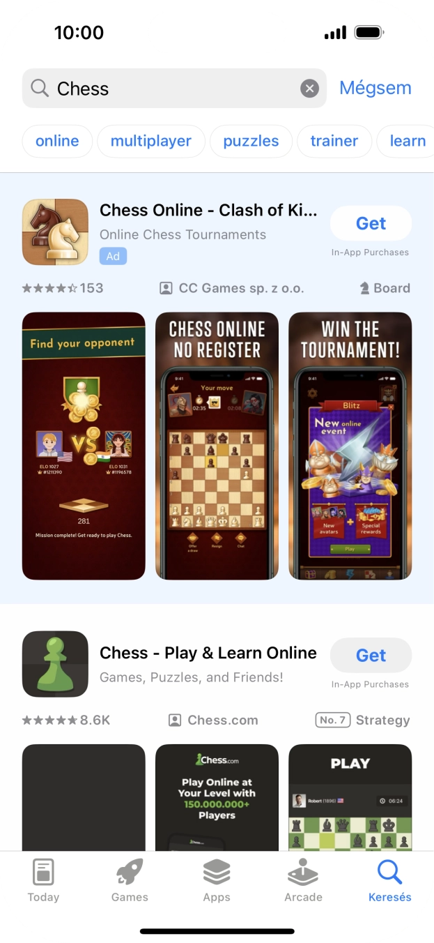 Kattints a kívánt alkalmazásra.