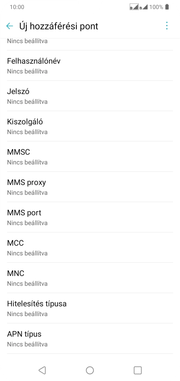 Válaszd az MCC lehetőséget. Válaszd az MCC lehetőséget.