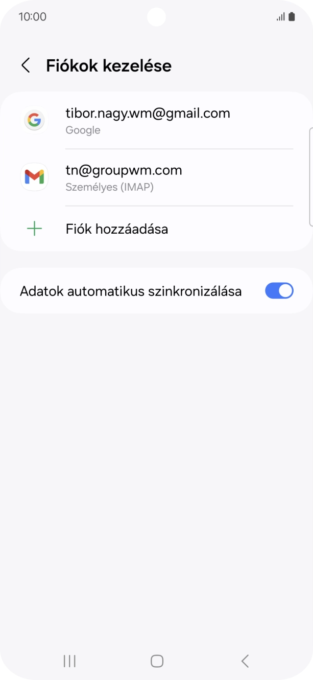 A befejezéshez, és ahhoz, hogy visszatérhess a főképernyőhöz, nyomd meg a főgombot.