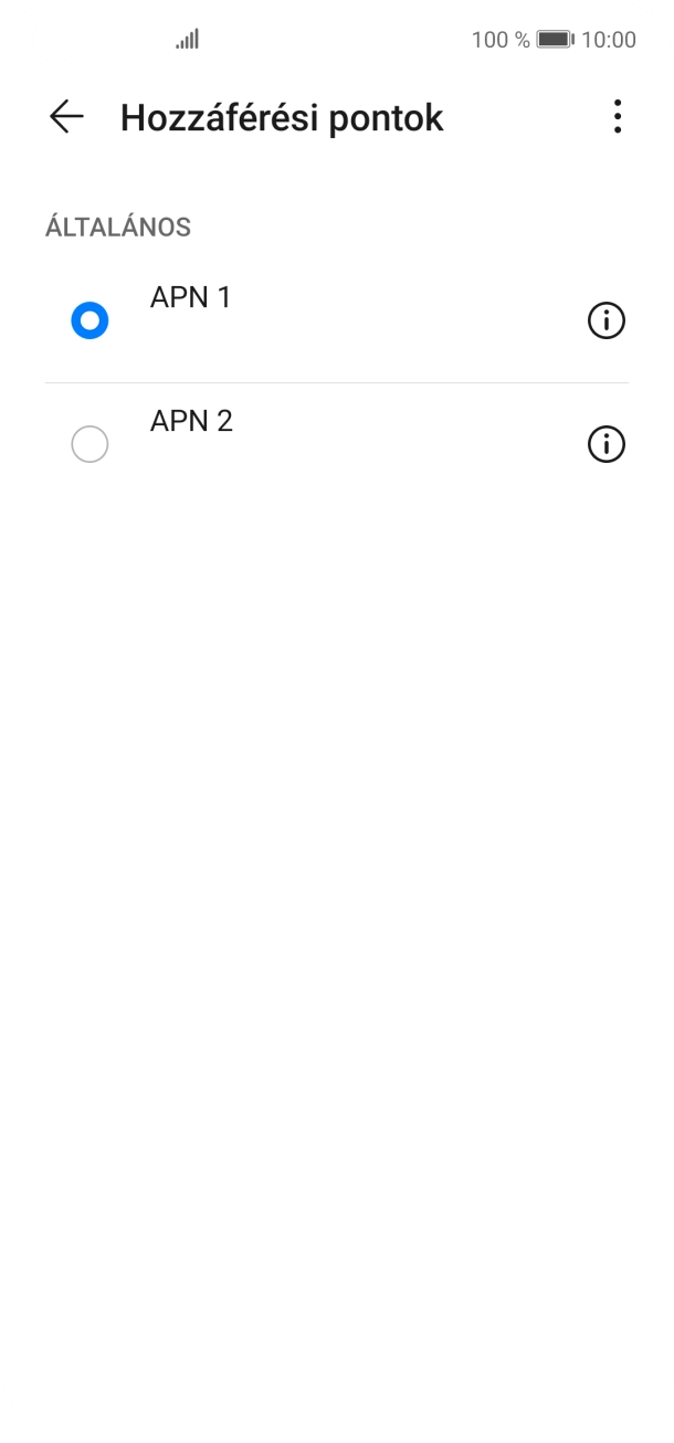 Kattints a kívánt adatkapcsolat melletti mezőre, hogy aktiváld azt. Kattints a kívánt adatkapcsolat melletti mezőre, hogy aktiváld azt.