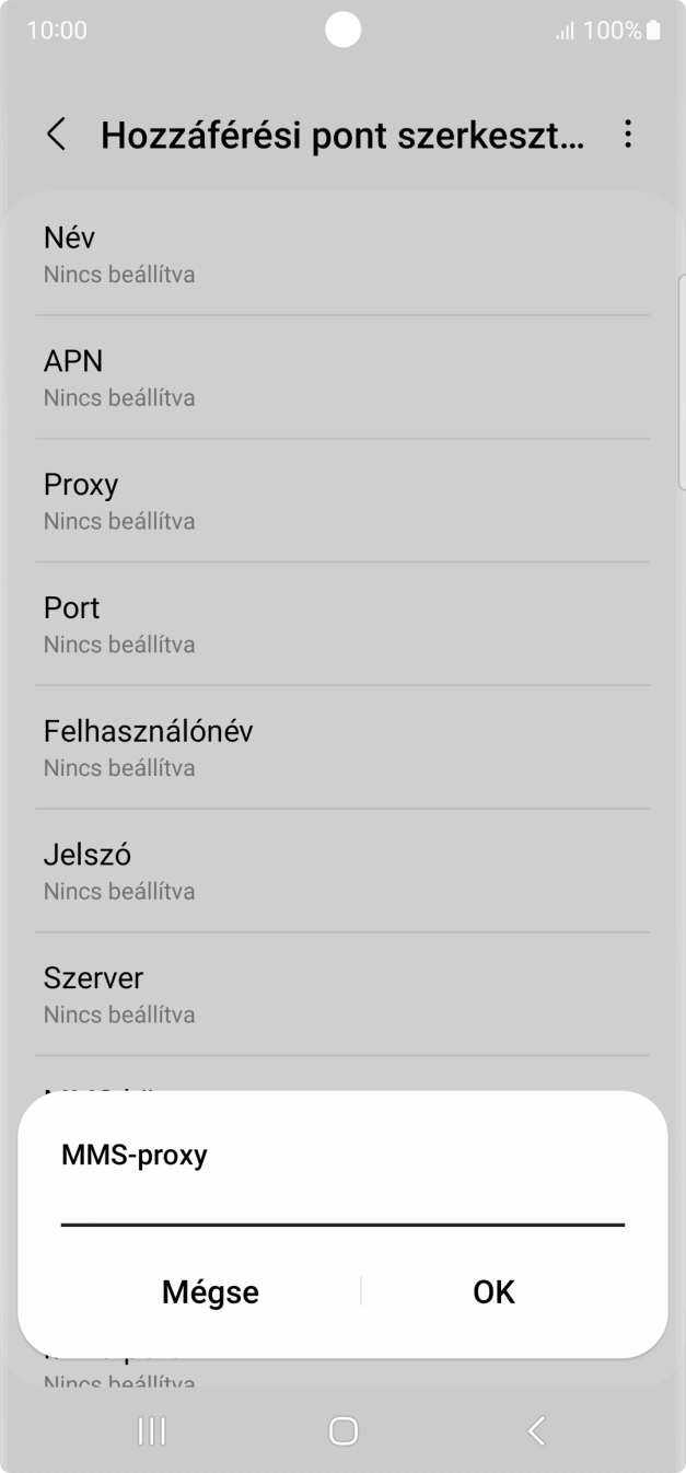 Írd be azt, hogy 80.244.097.002, és válaszd az OK lehetőséget.