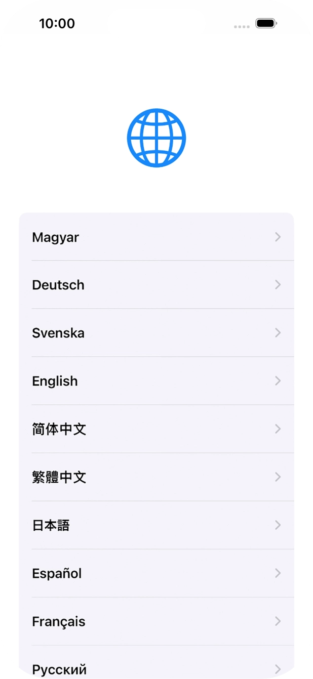 Válaszd ki a kívánt nyelvet. Válaszd ki a kívánt nyelvet.