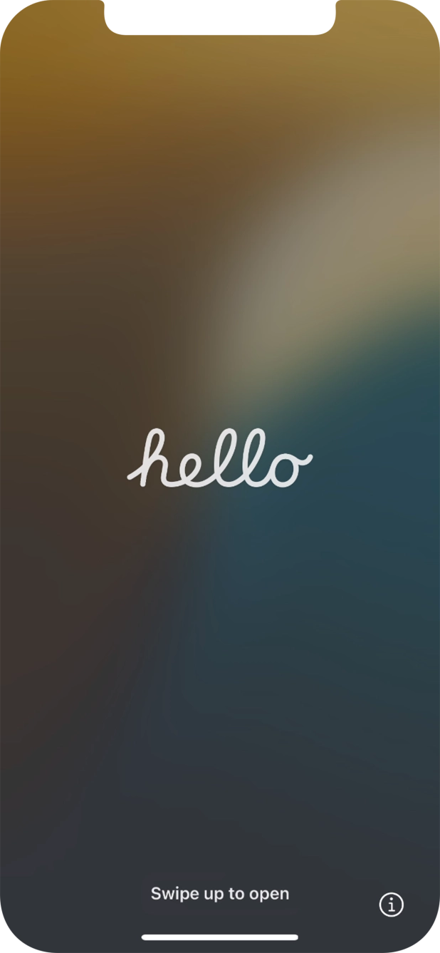 Slide your finger upwards starting from the bottom of the screen. Slide your finger upwards starting from the bottom of the screen.