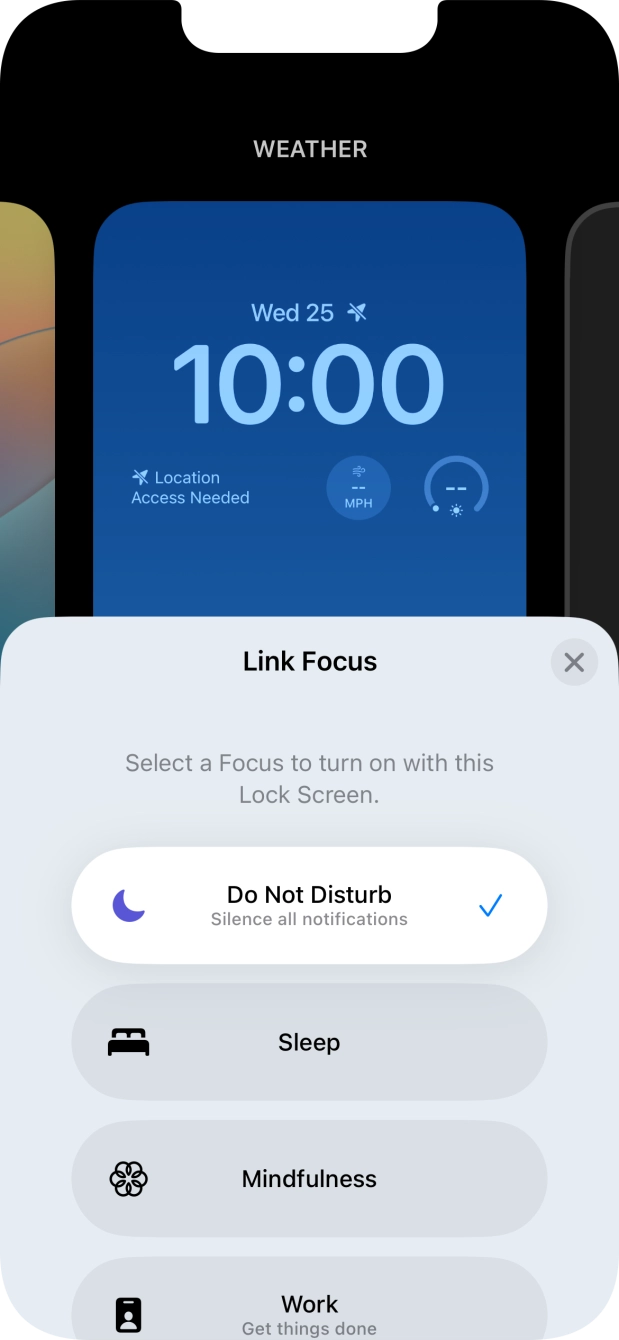 Press the close icon.