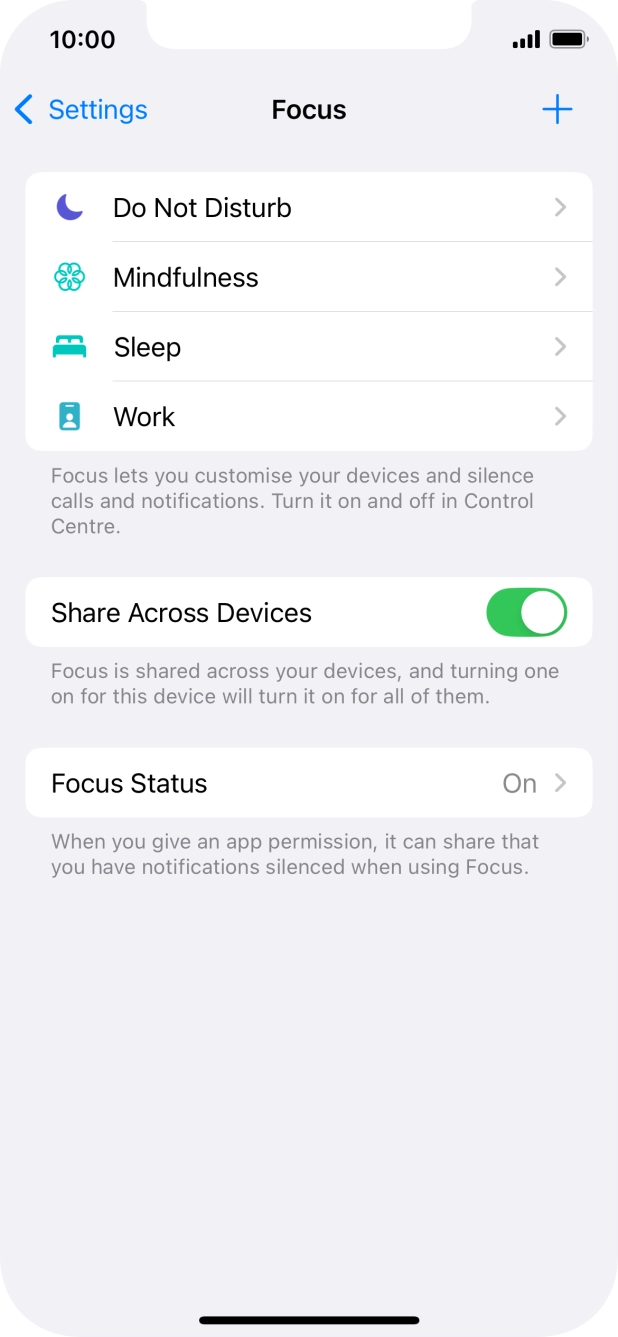 Press Do Not Disturb.