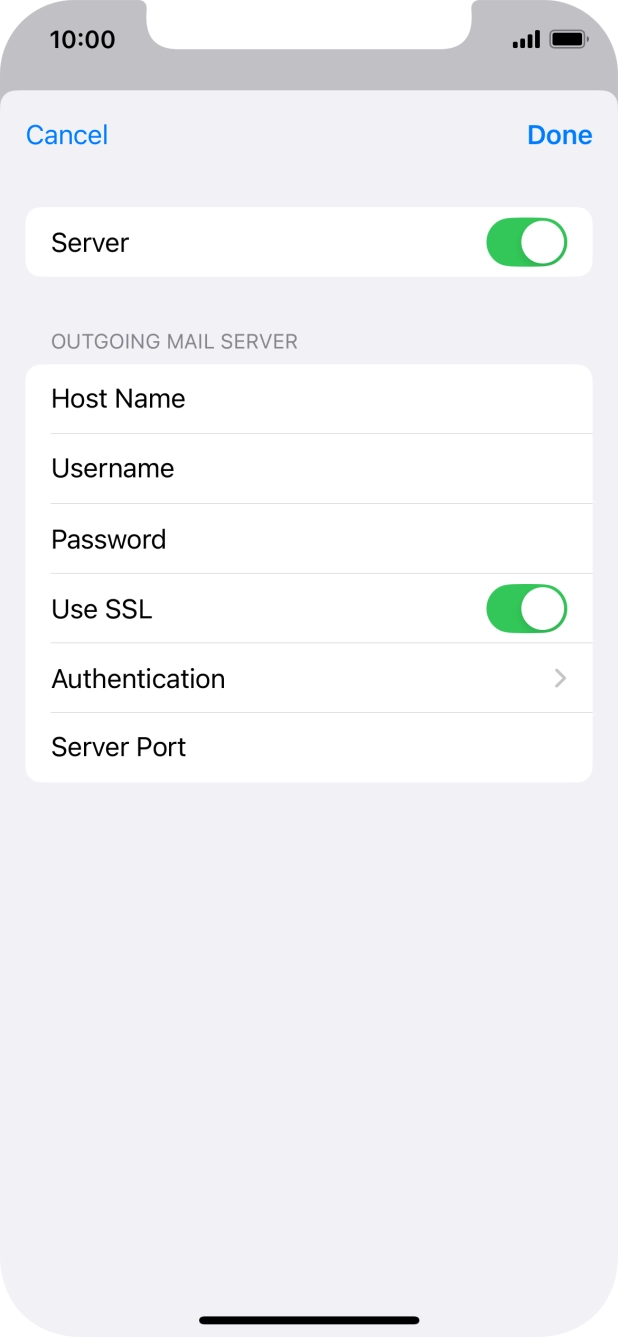 Press Authentication.