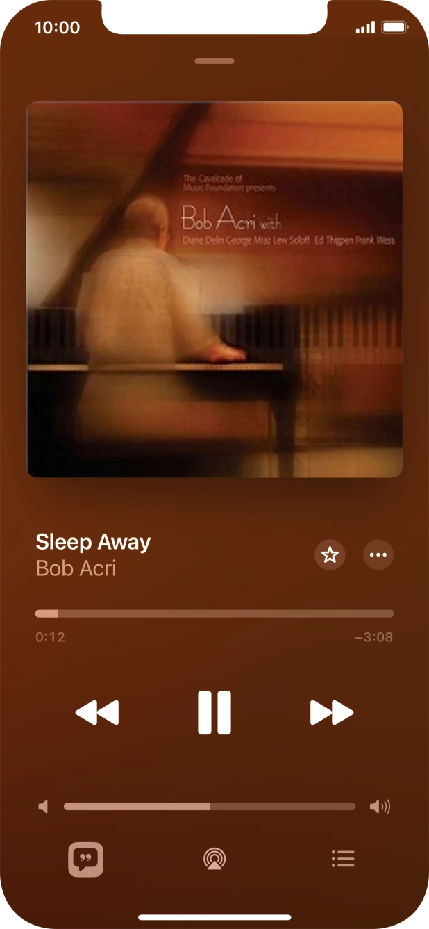 Press arrow right to go to the next audio file.