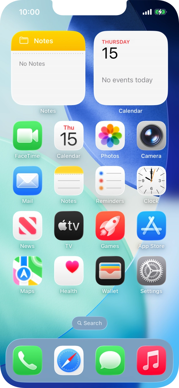 When the battery charging icon is displayed, charging is in progress.