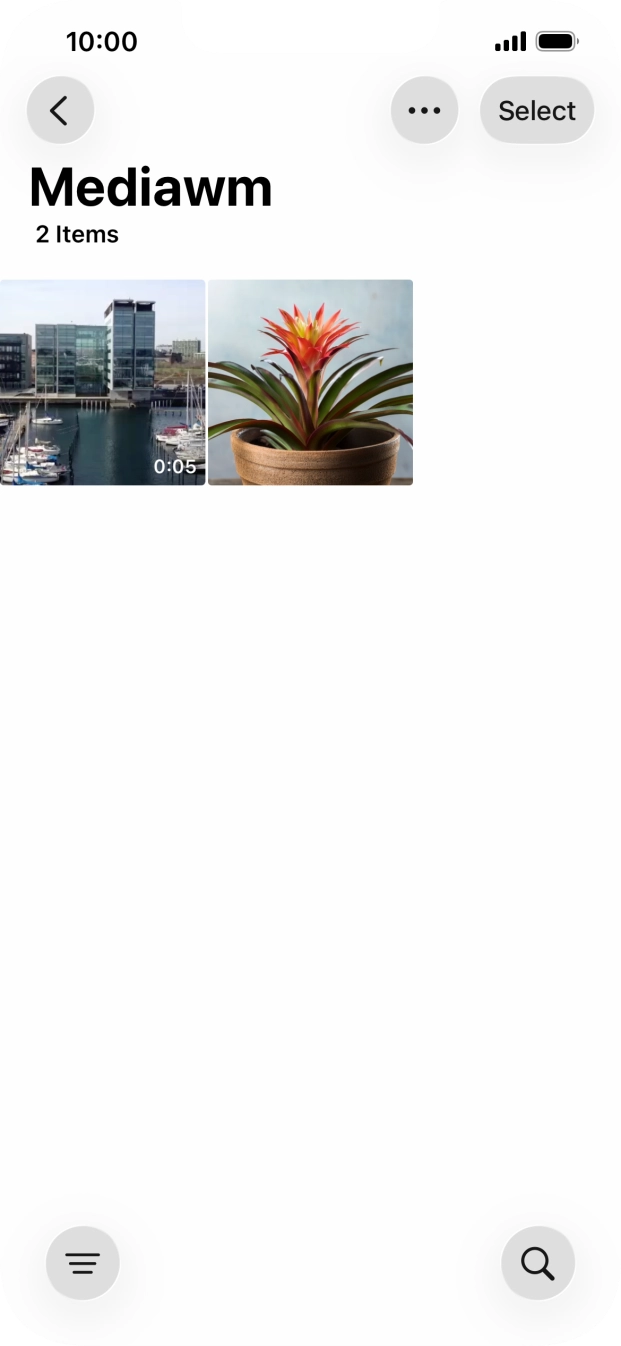 Open the app or screen you want to record.
