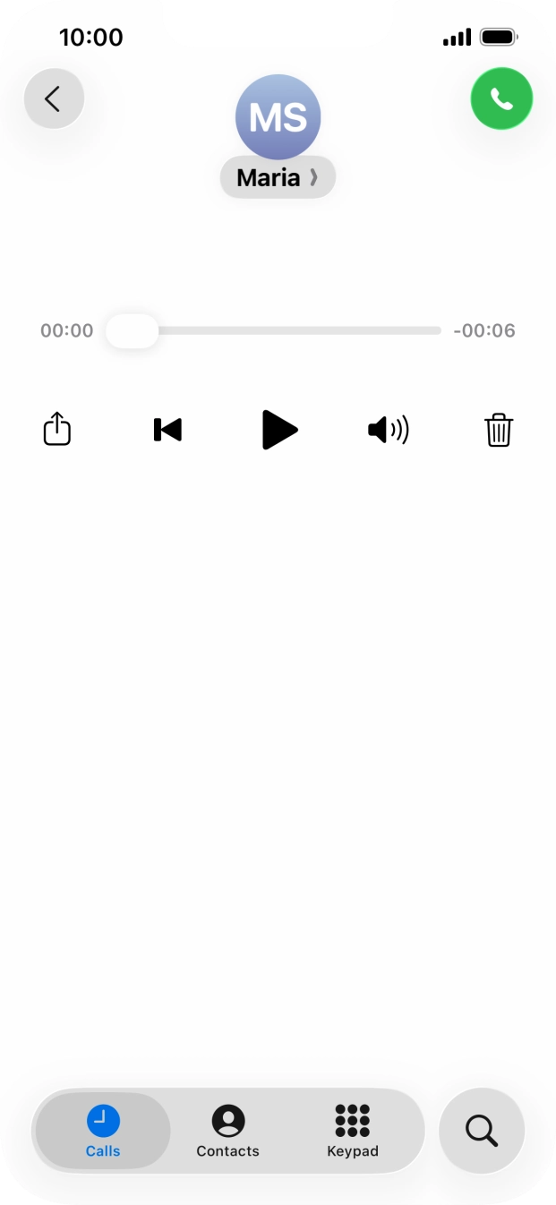 Press the play icon. Press the play icon.