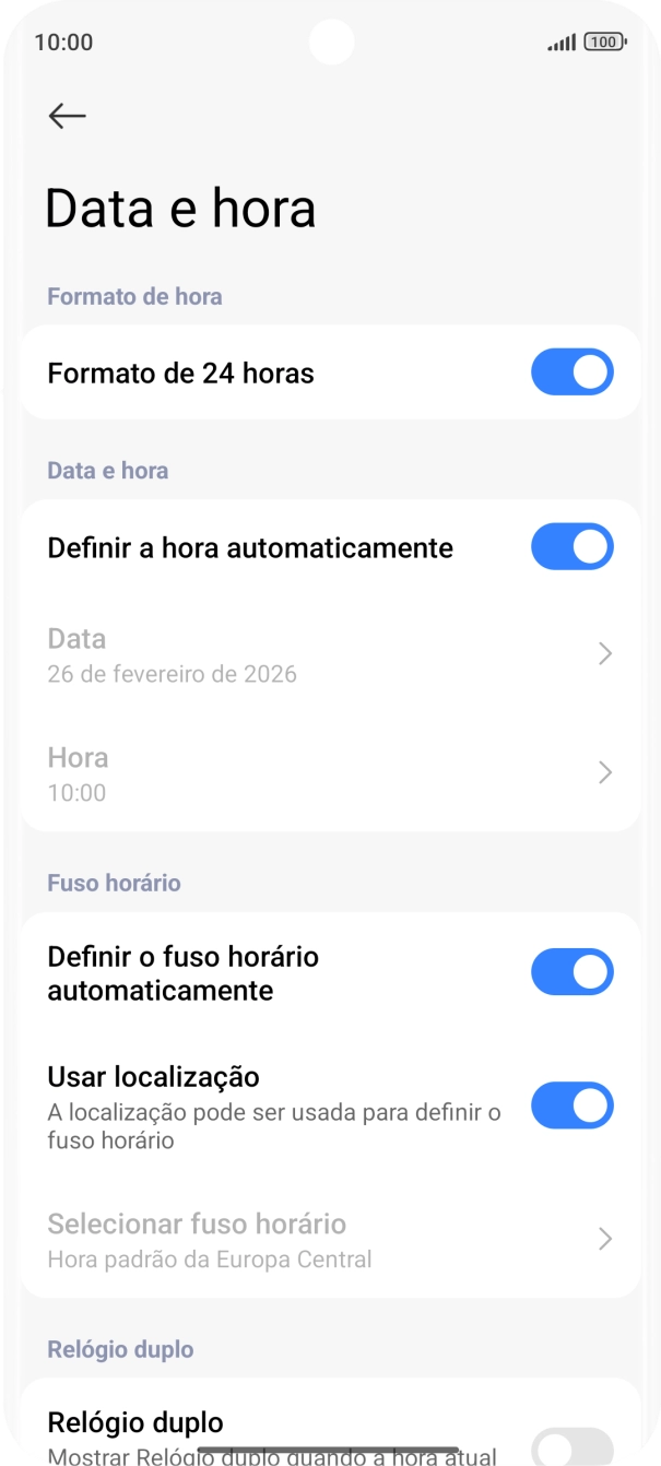 Para voltar ao ecrã inicial, deslize o dedo de baixo para cima a partir da base do ecrã.
