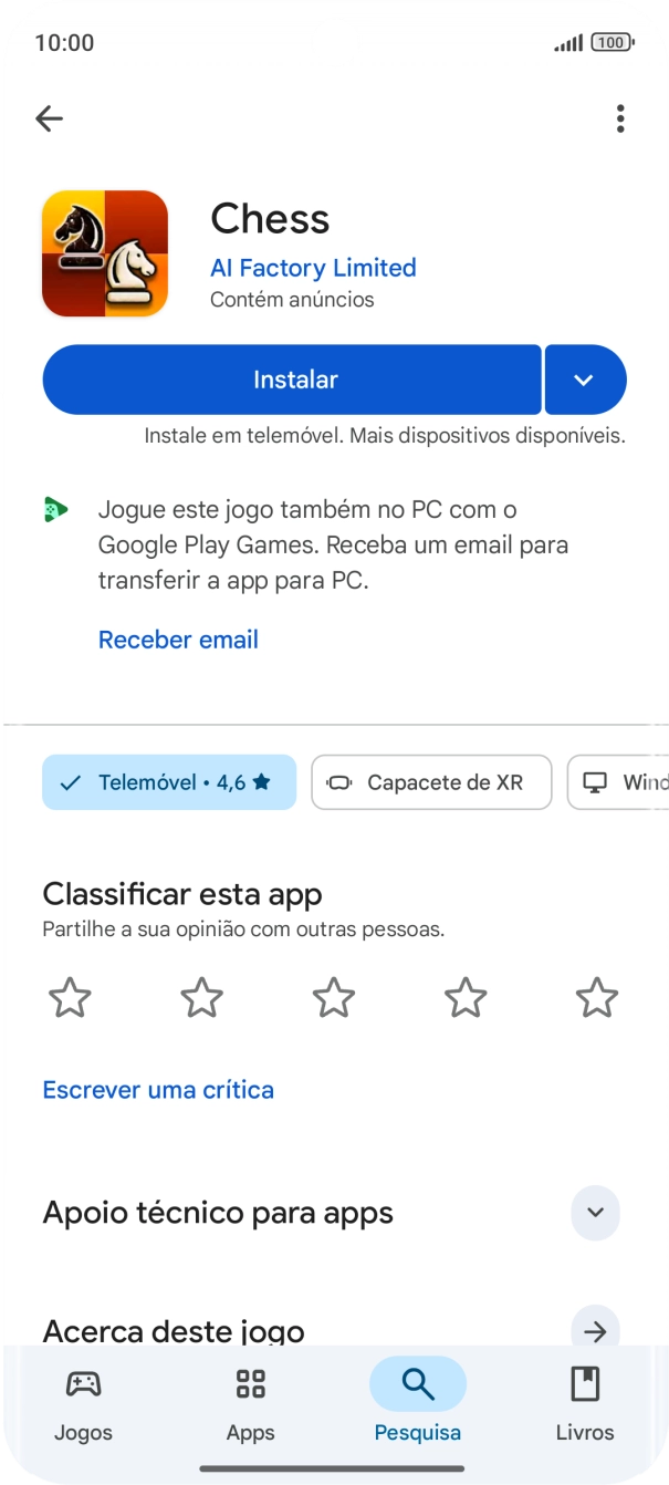 Para voltar ao ecrã inicial, deslize o dedo de baixo para cima a partir da base do ecrã.