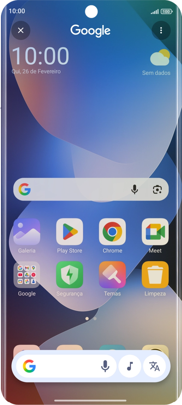 Prima o ícone de música para utilizar os resultados.