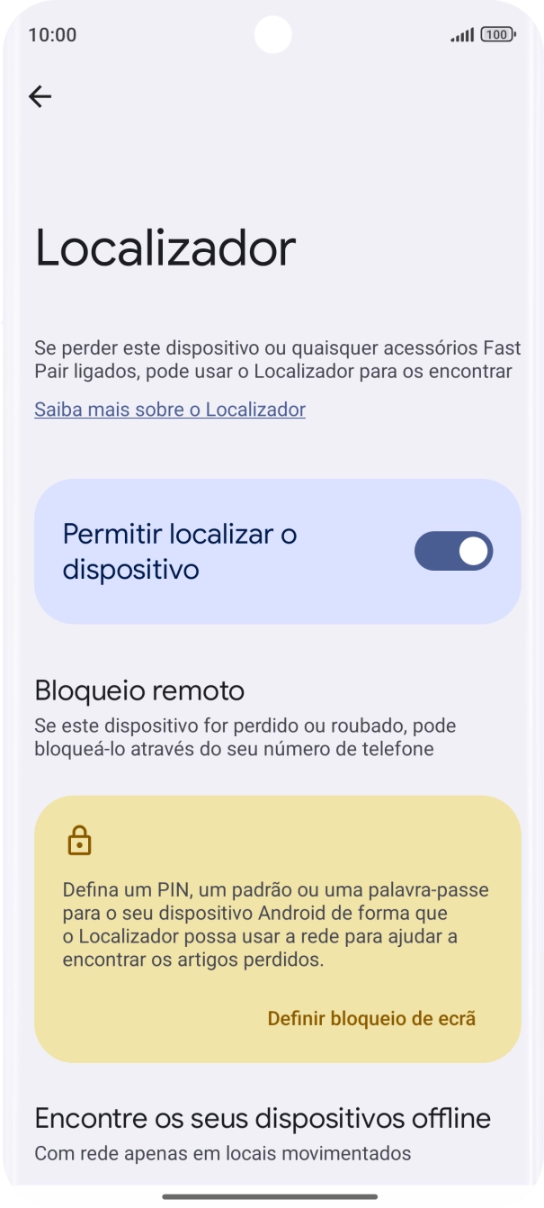 Para voltar ao ecrã inicial, deslize o dedo de baixo para cima a partir da base do ecrã.