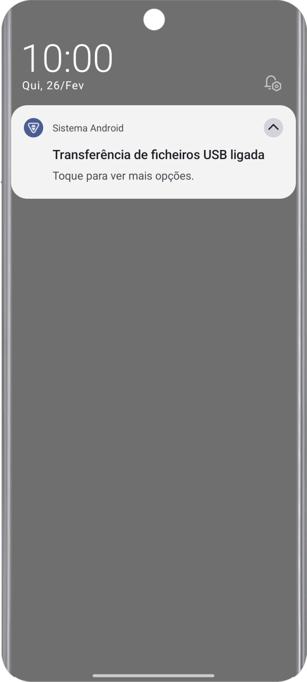 Prima Toque para ver mais opções..