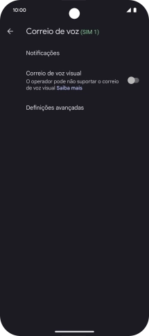 Prima Definições avançadas.