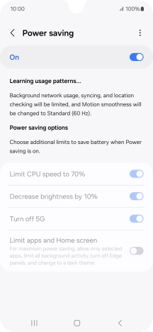 Press the Home key to return to the home screen.