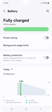 Press Power saving.