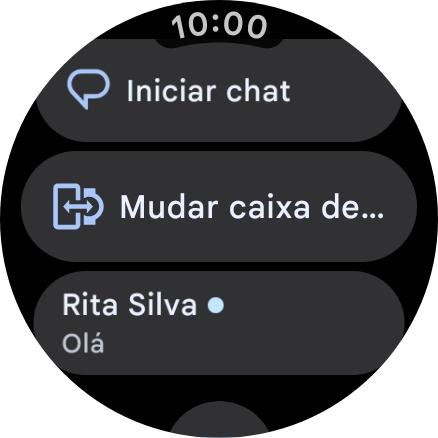 Prima a mensagem curta pretendida para a ler.