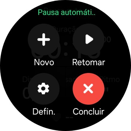 Prima Concluir para terminar a atividade.