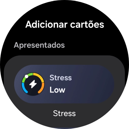 Prima o widget pretendido para o adicionar.