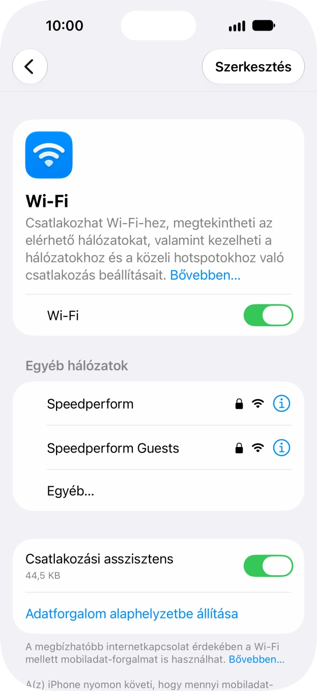 Kattints a kívánt Wi-Fi hálózatra, és írd be a Wi-Fi hálózathoz tartózó jelszót. Kattints a kívánt Wi-Fi hálózatra, és írd be a Wi-Fi hálózathoz tartózó jelszót.