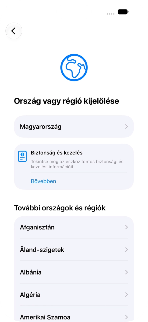 Válaszd ki a kívánt országot vagy régiót. Válaszd ki a kívánt országot vagy régiót.