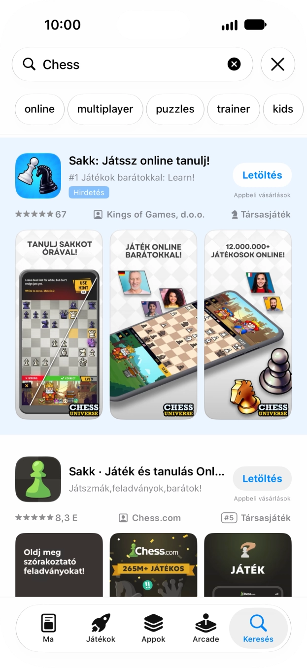 Kattints a kívánt alkalmazásra.