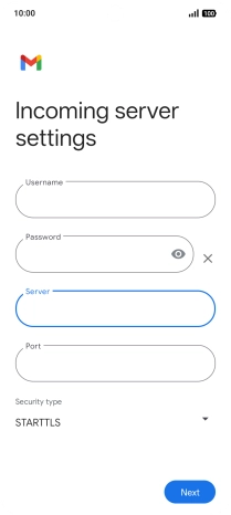Press the field below 