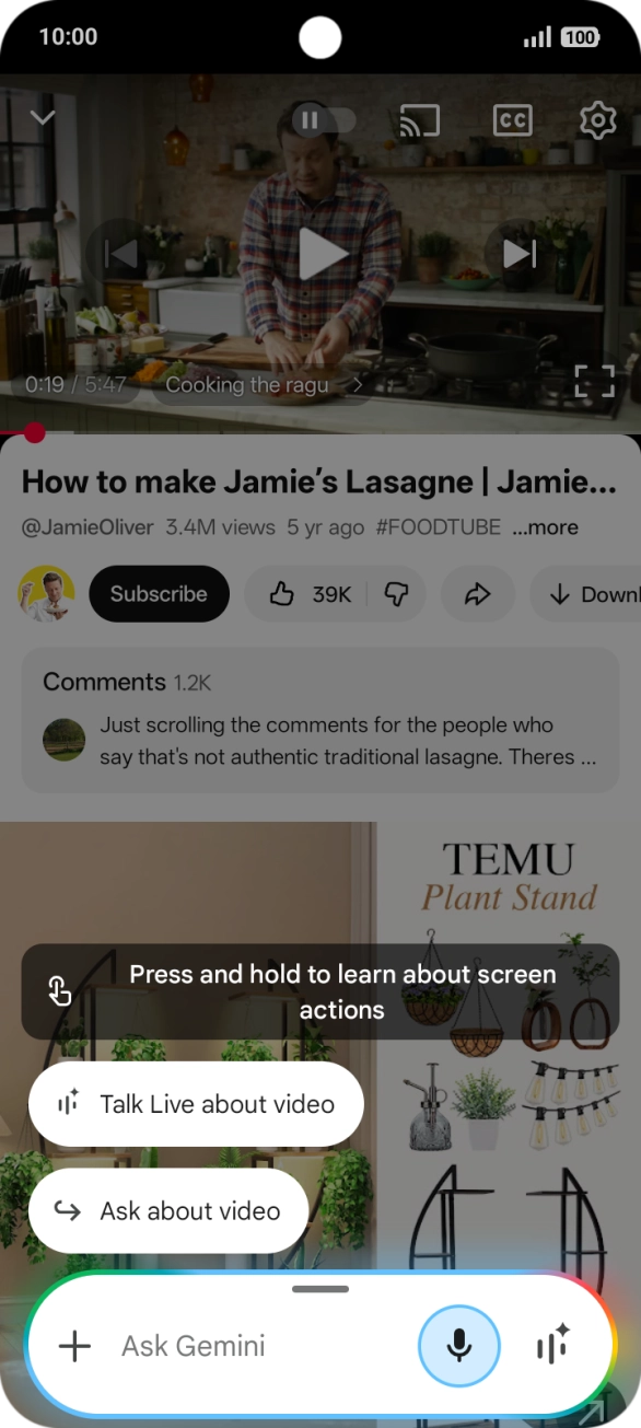 Press Ask about video.