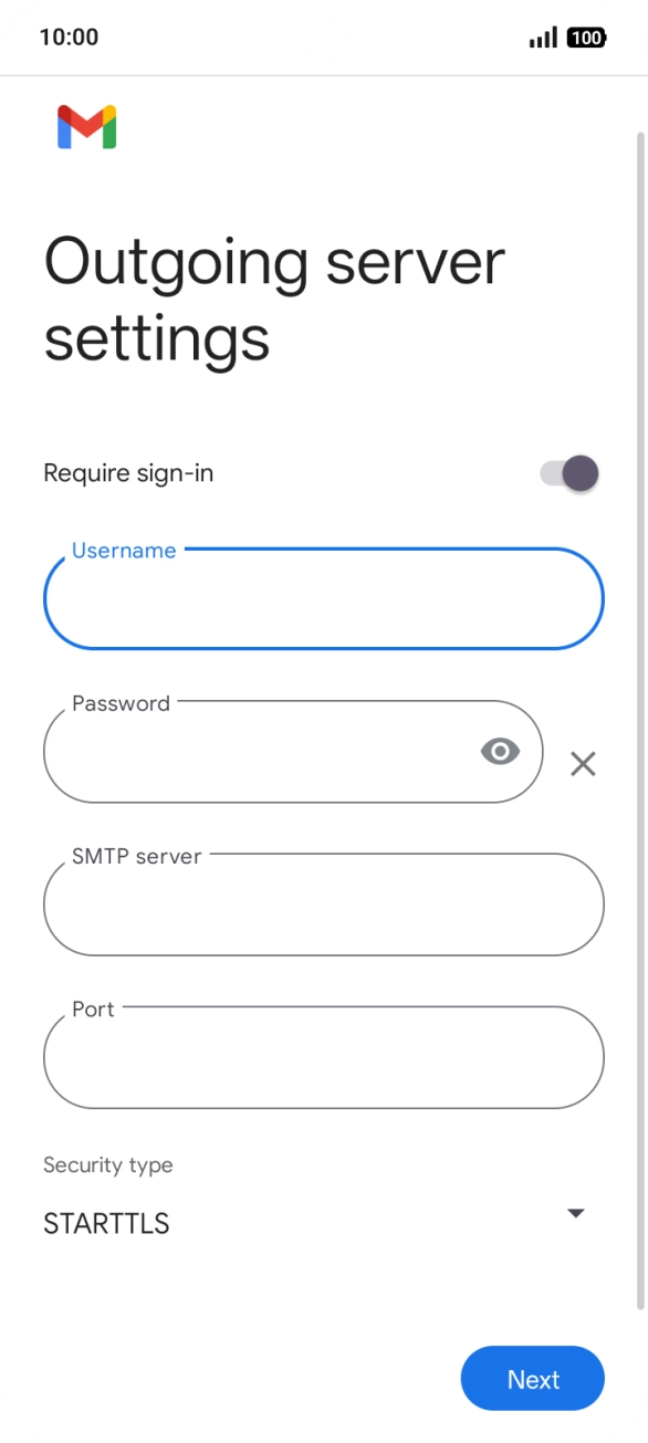 Press the field below Press the field below