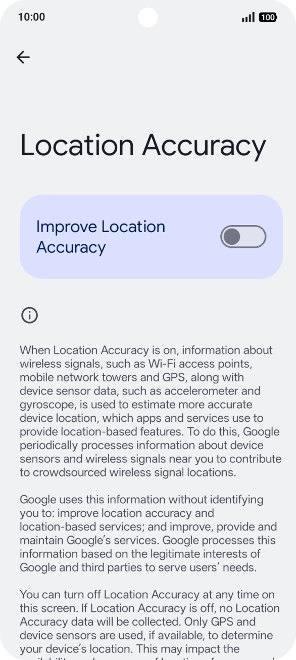 If you press the indicator next to 