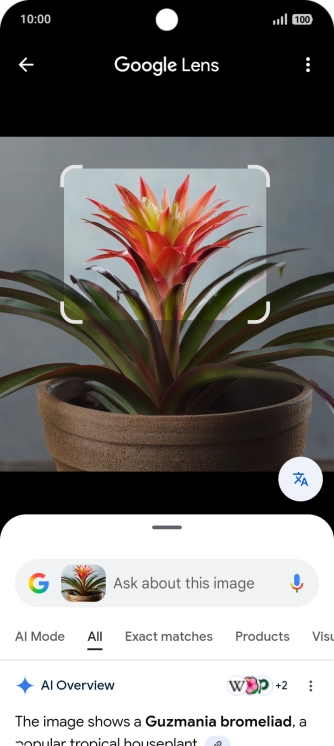 Follow the instructions on the screen to use the search results.
