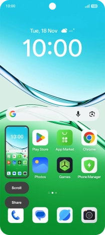 To edit your screenshot, press the screenshot and follow the instructions on the screen to make the required changes.