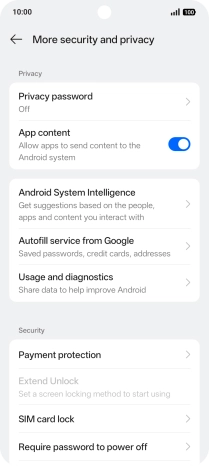 Press SIM card lock.