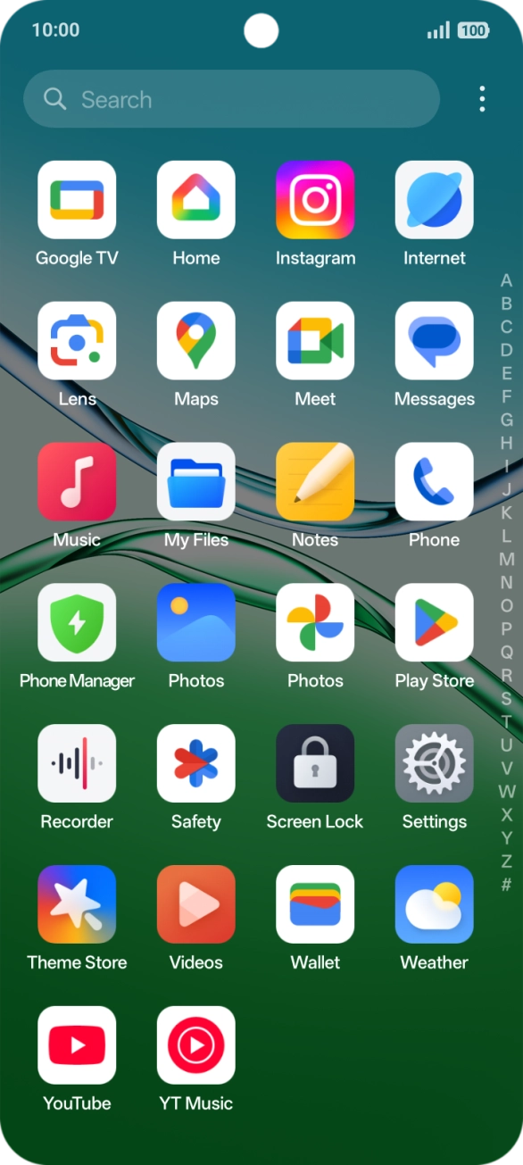 Open Photos and go to the required picture.