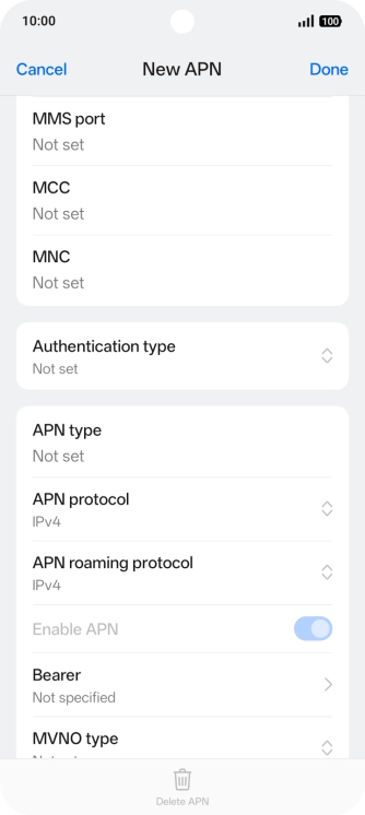 Press the field below Press the field below