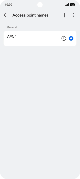 Press the new data connection icon. Press the new data connection icon.