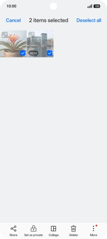 Press Share. Press Share.