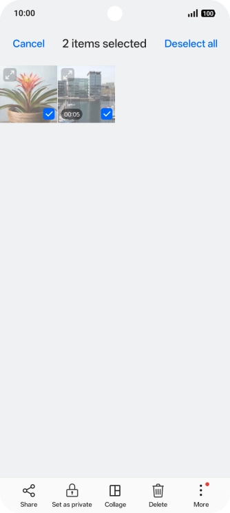 Press Share. Press Share.