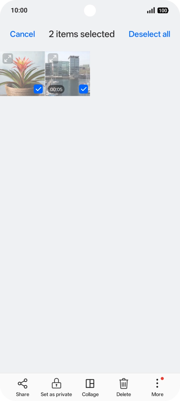 Press Share. Press Share.