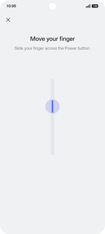 Follow the instructions on the screen to create the phone lock code using your fingerprint.