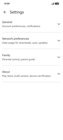 Press Network preferences.