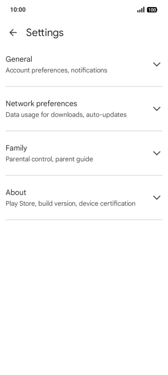 Press Network preferences.