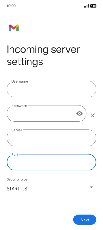 Press the drop down list below 
